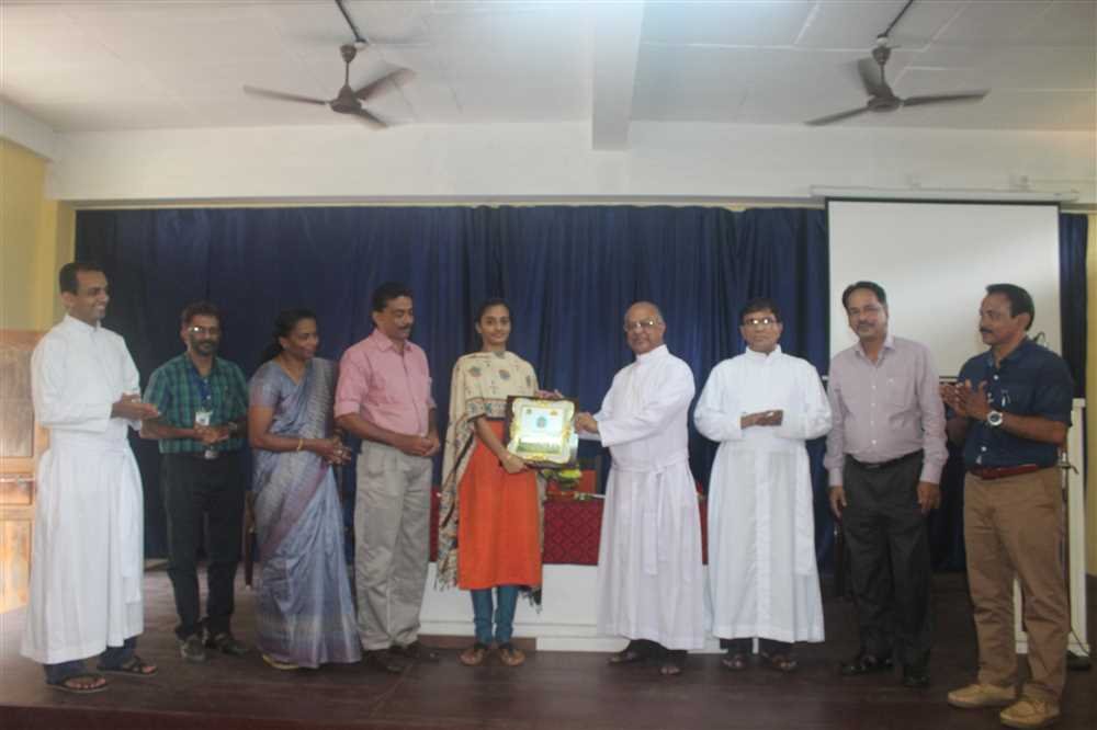 Felicitation to rank holder