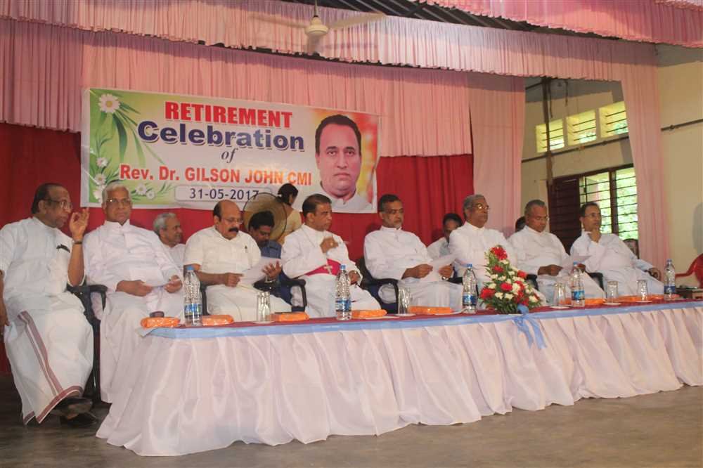 Retirement Celebrations- Rev. Fr. Gilson John CMI